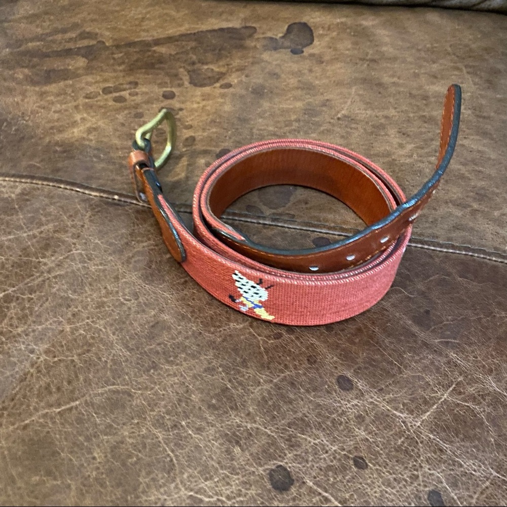 COPY - Smathers&Branson Winged Foot belt sz 36 waist